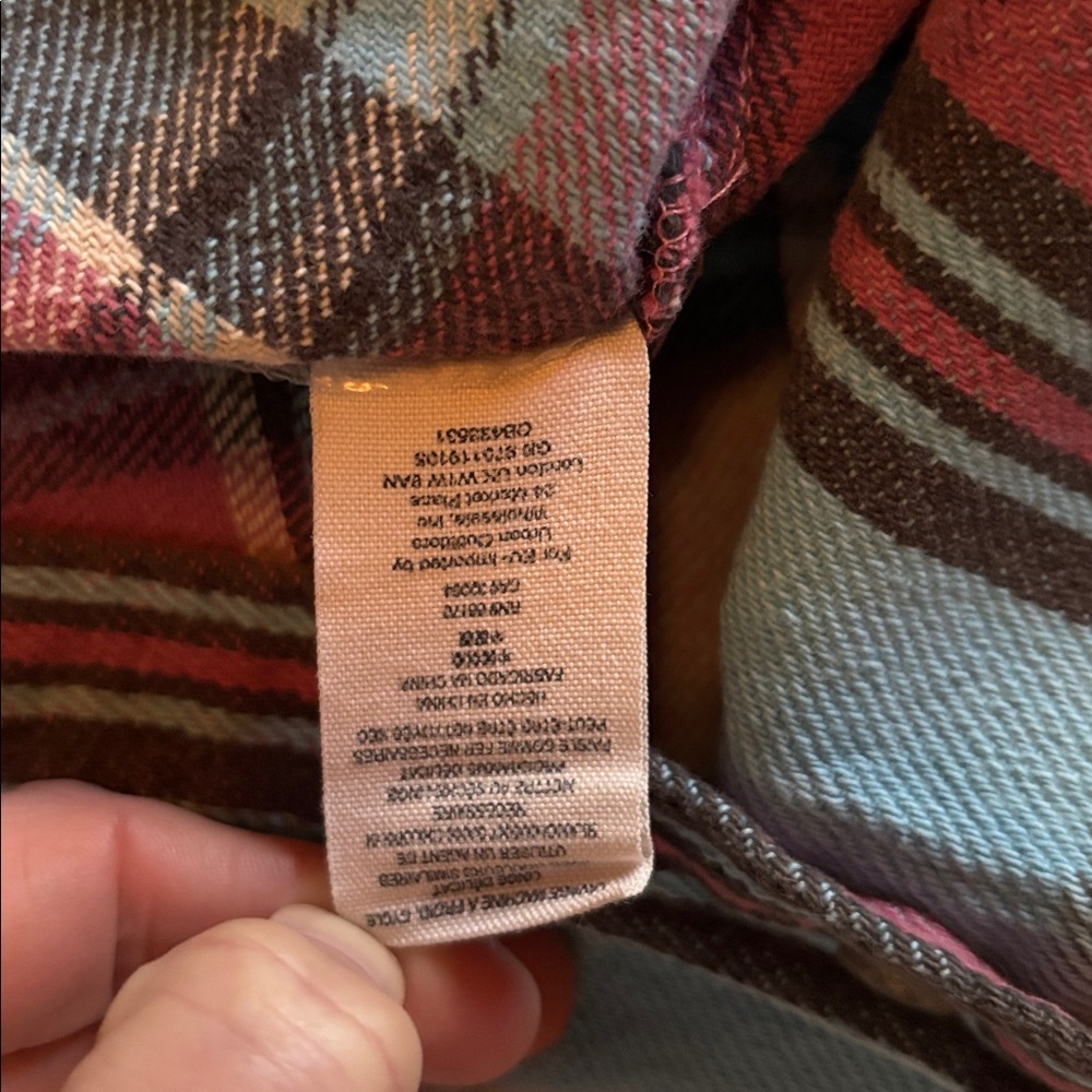 Free People Plaid  Mid-Western Shirt, Size S/P - Picture 12 of 15